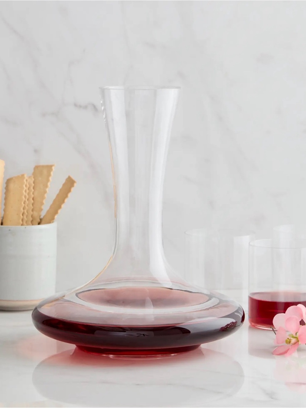 Quince Clear Glass Wine Decanter